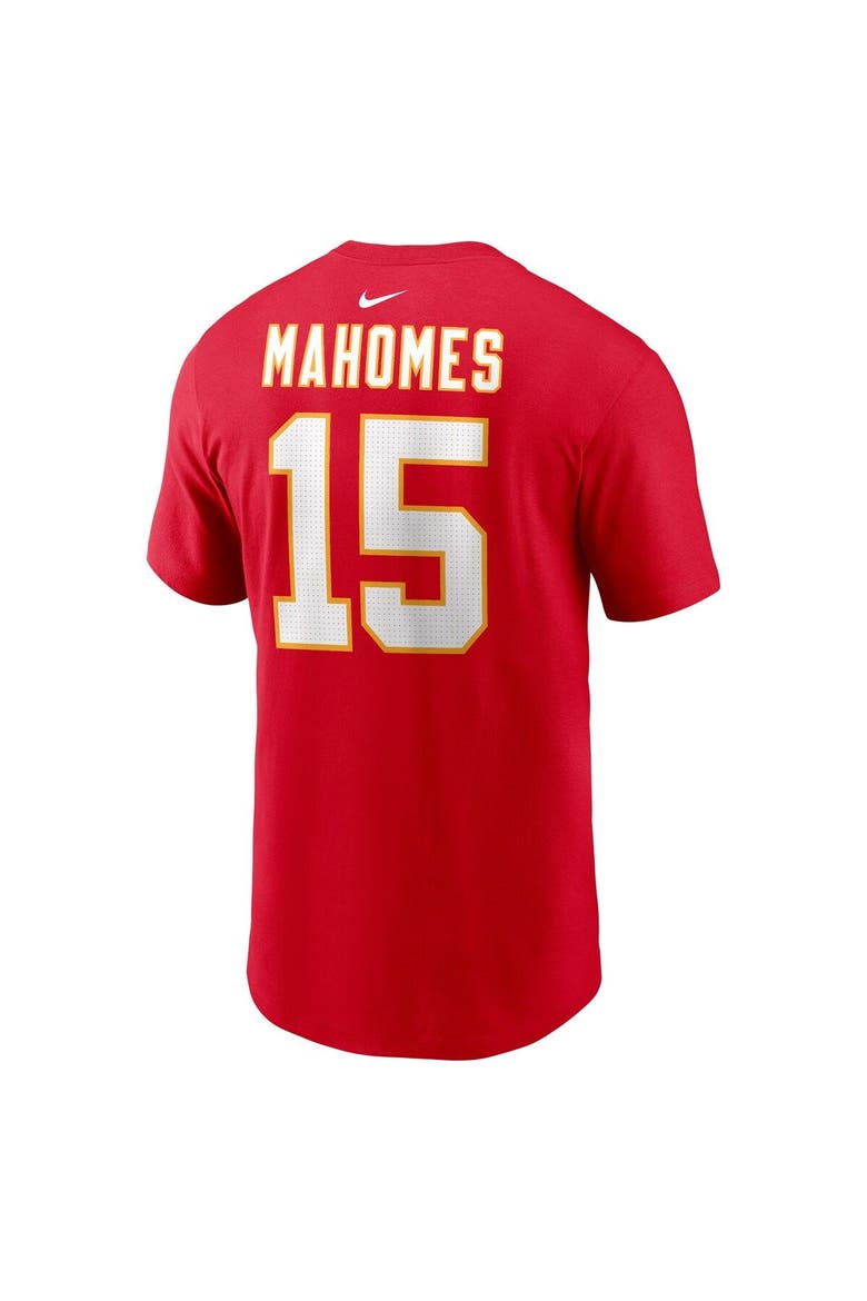 Men's Nike Patrick Mahomes Red Kansas City Chiefs Player Name & Number T-Shirt, Alternate, color, Red