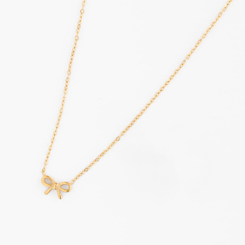 Bow Pendant Necklace