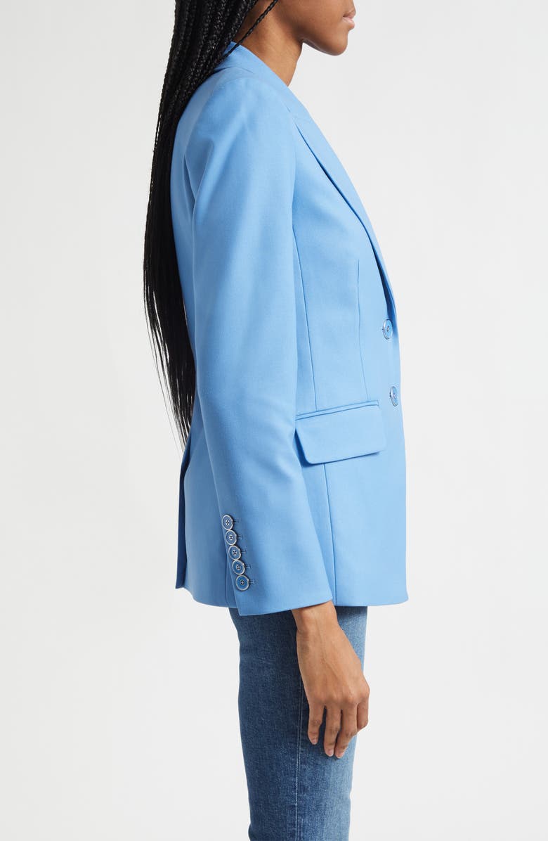 Veronica Beard Izara Dickey Jacket, Alternate, color, Blue Jasper