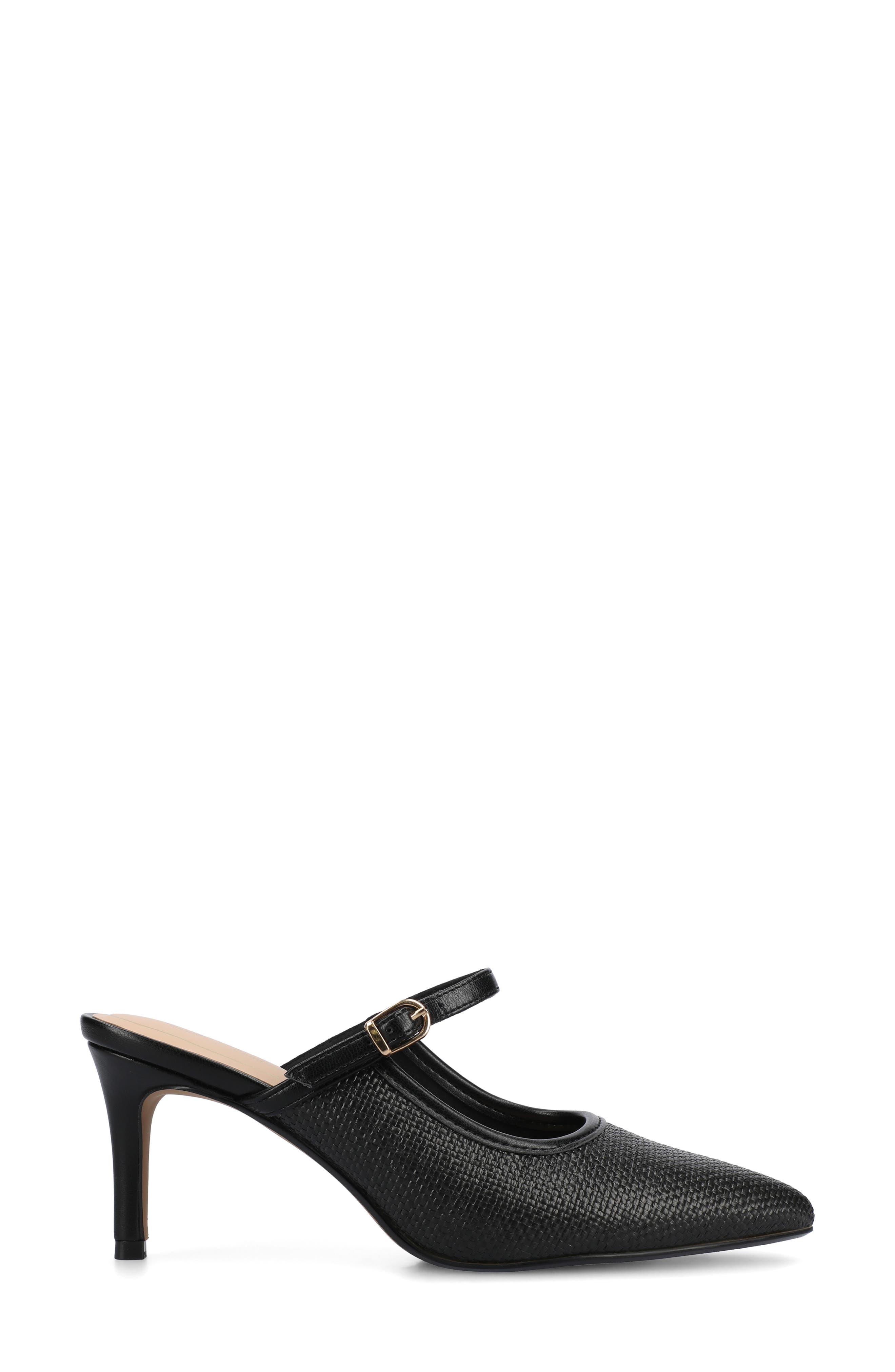 Journee Collection Tiffee Pump, Alternate, color, Black