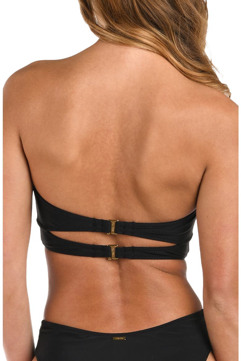 Sirena Solid Bikini Top, Alternate, color, BLACK
