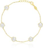 The Lovery Fine Jewelry Mother of Pearl Flower Bracelet