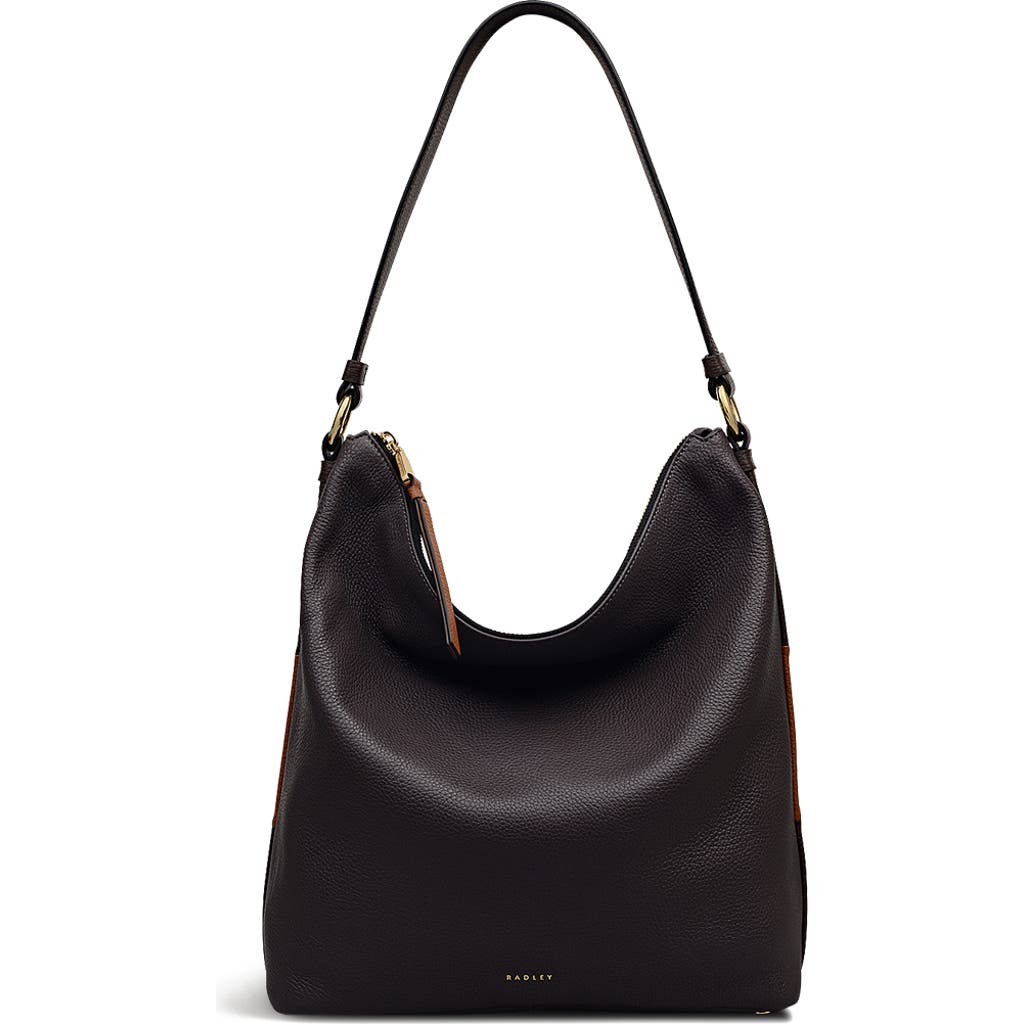 Radley Waterloo Way Medium Ziptop Shoulder Bag In Gray