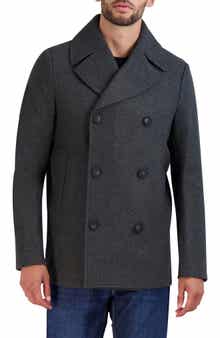 Cole Haan Double Breasted Peacoat