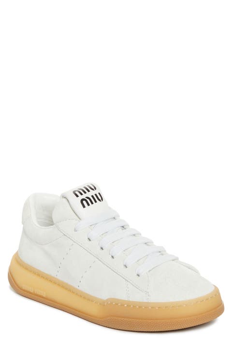 Women's Miu Miu White Sneakers & Athletic Shoes | Nordstrom Women's Miu Miu White Sneakers & Athletic Shoes | Nordstrom