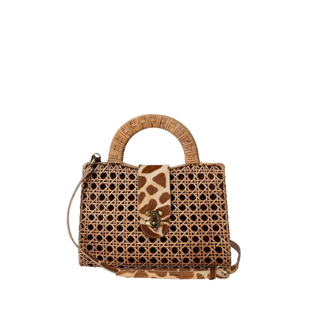 Sarah Stewart The Harper Handbag, Main, color, Giraffe