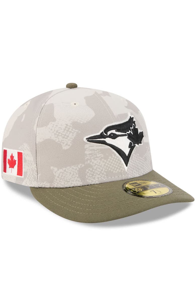 Men's New Era Light Beige/Olive Toronto Blue Jays 2025 Armed Forces Day 59FIFTY Fitted Hat, Main, color, Light Beige