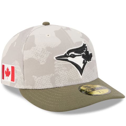 Men's New Era Light Beige/Olive Toronto Blue Jays 2025 Armed Forces Day 59FIFTY Fitted Hat