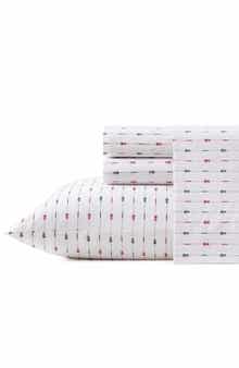 Tommy Bahama Pineapple Pinestripe Cotton Sateen Sheet Set