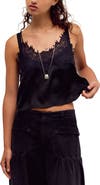 Free People Intimately FP Carmella Lace Trim Satin Cami