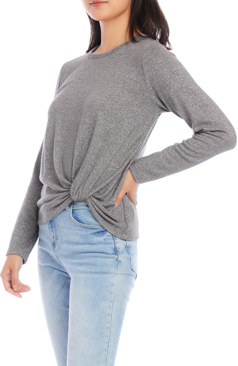 Karen Kane Metallic Side Twist Top, Alternate, color,