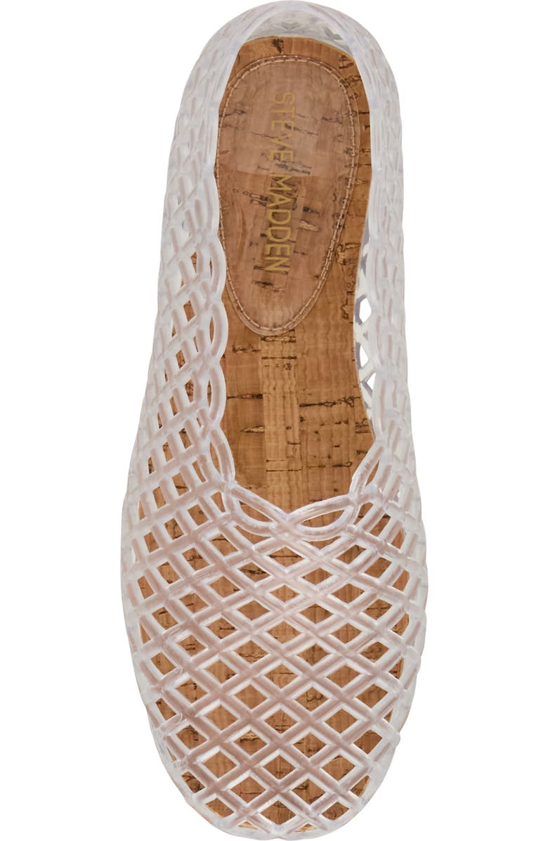 Steve Madden Kids' Grove Jelly Flat, Alternate, color, Clear