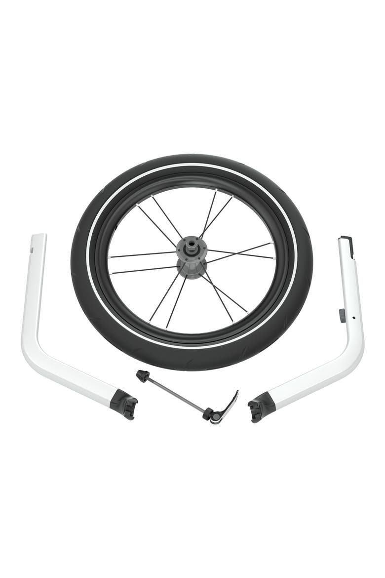 Jogger Conversion Kit for Thule Chariot Single Stroller, Alternate, color, BLACK