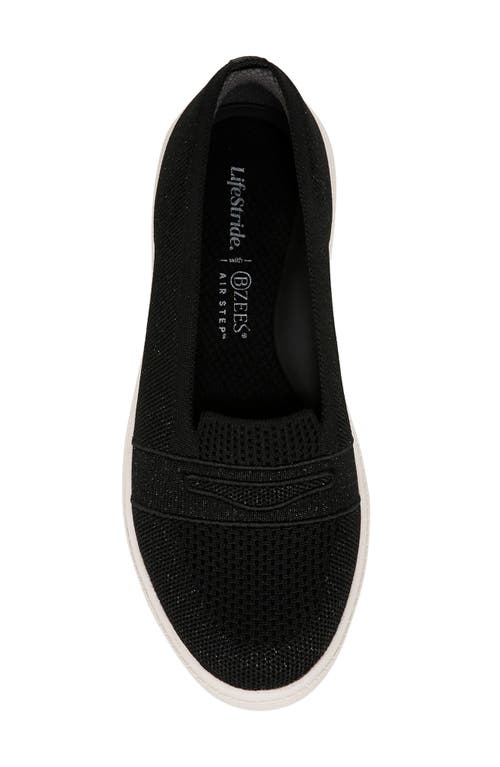 Bzees Valley Slip-on Sneaker In Black/vanilla