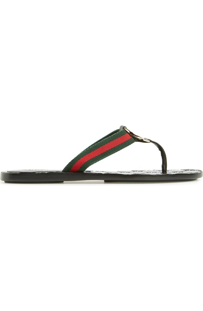Gucci GG Logo Flip Flop, Alternate, color,
