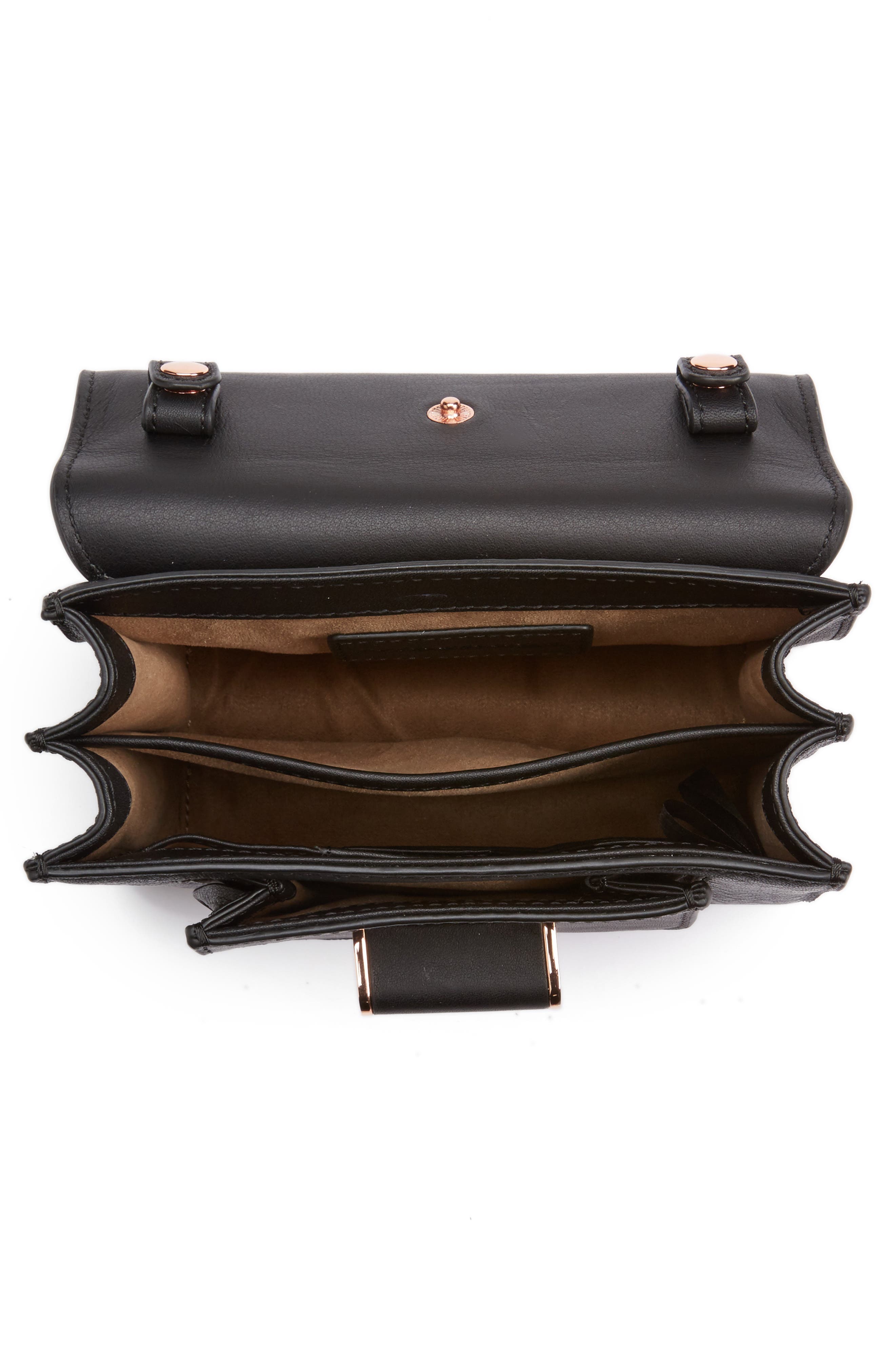 Mackage Mini Rubie Leather Shoulder Bag, Alternate, color, 