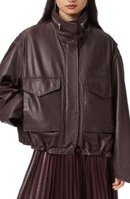AllSaints Clay Leather Jacket