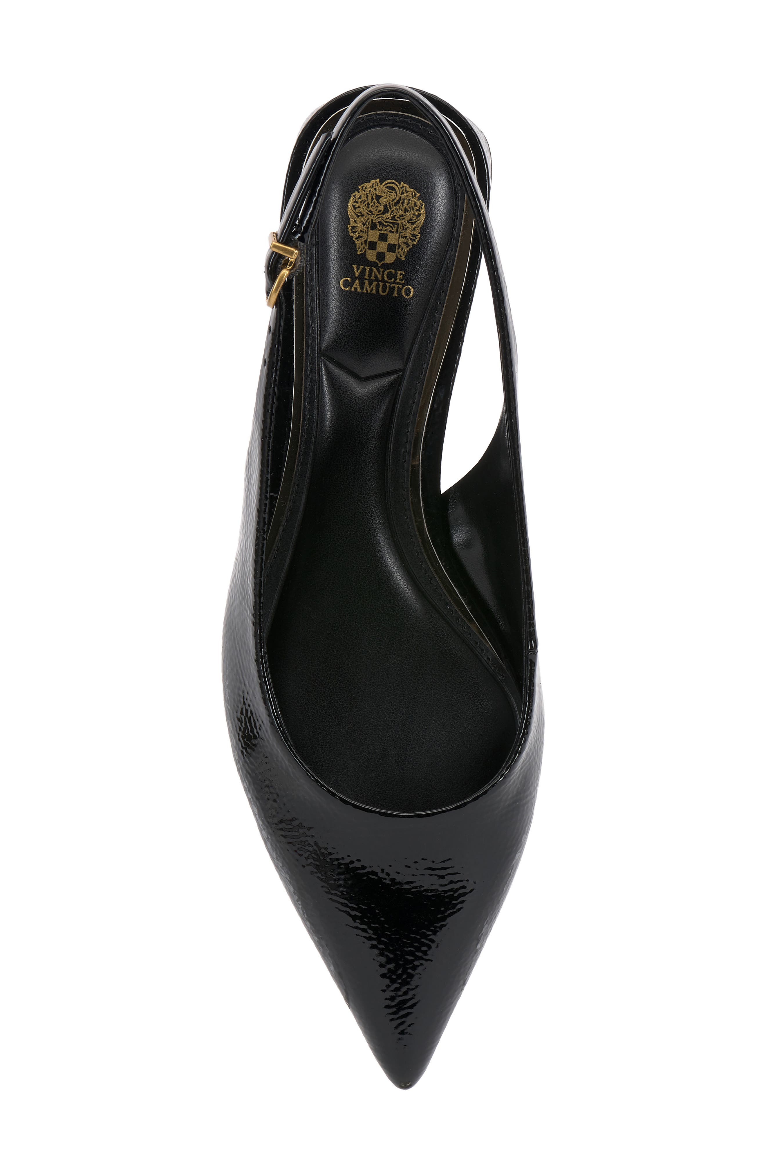 Vince Camuto Valiey Slingback Flat, Alternate, color, Black