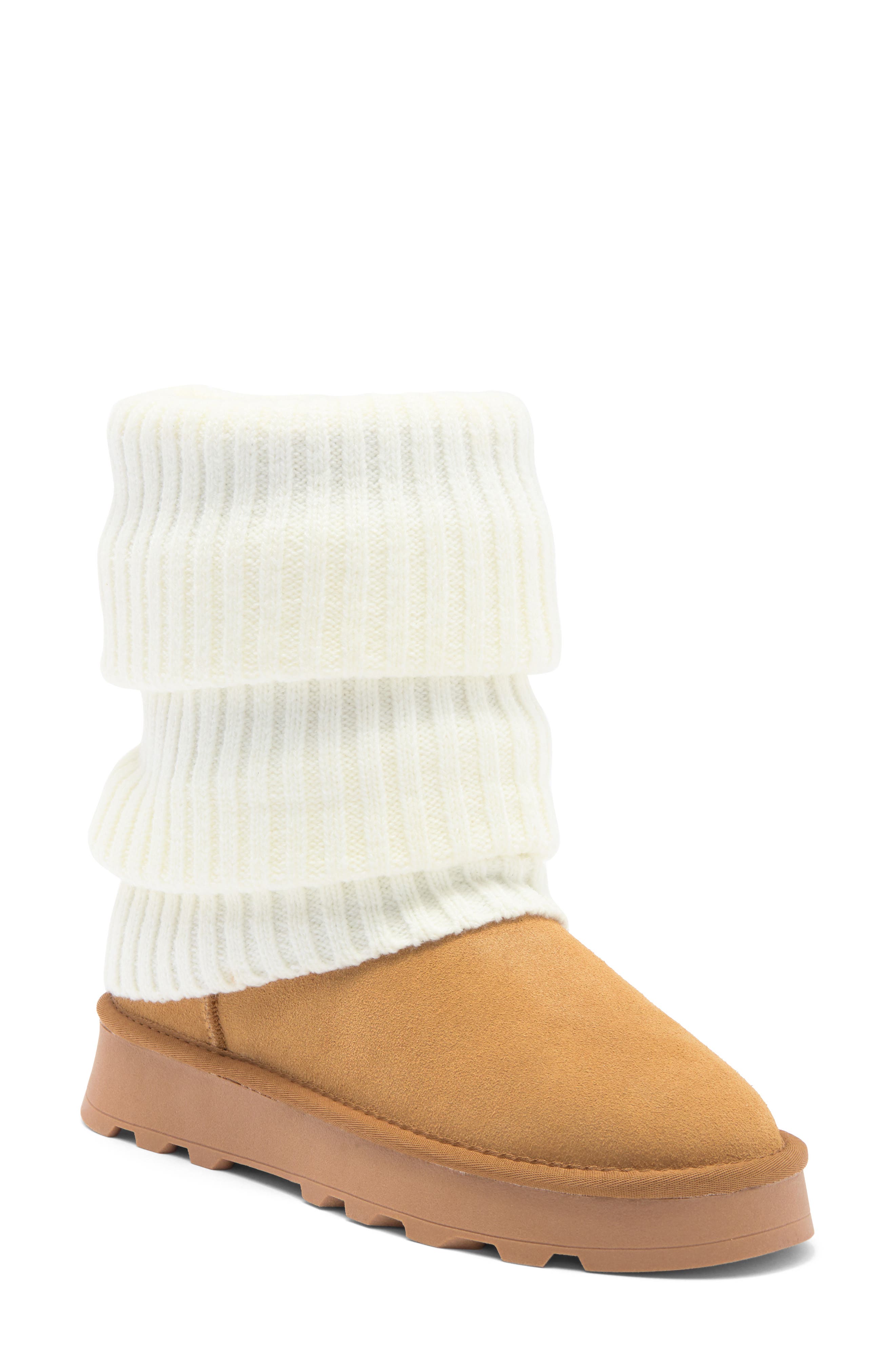 Steve Madden Alida Sweater Cuff Bootie, Main, color, 