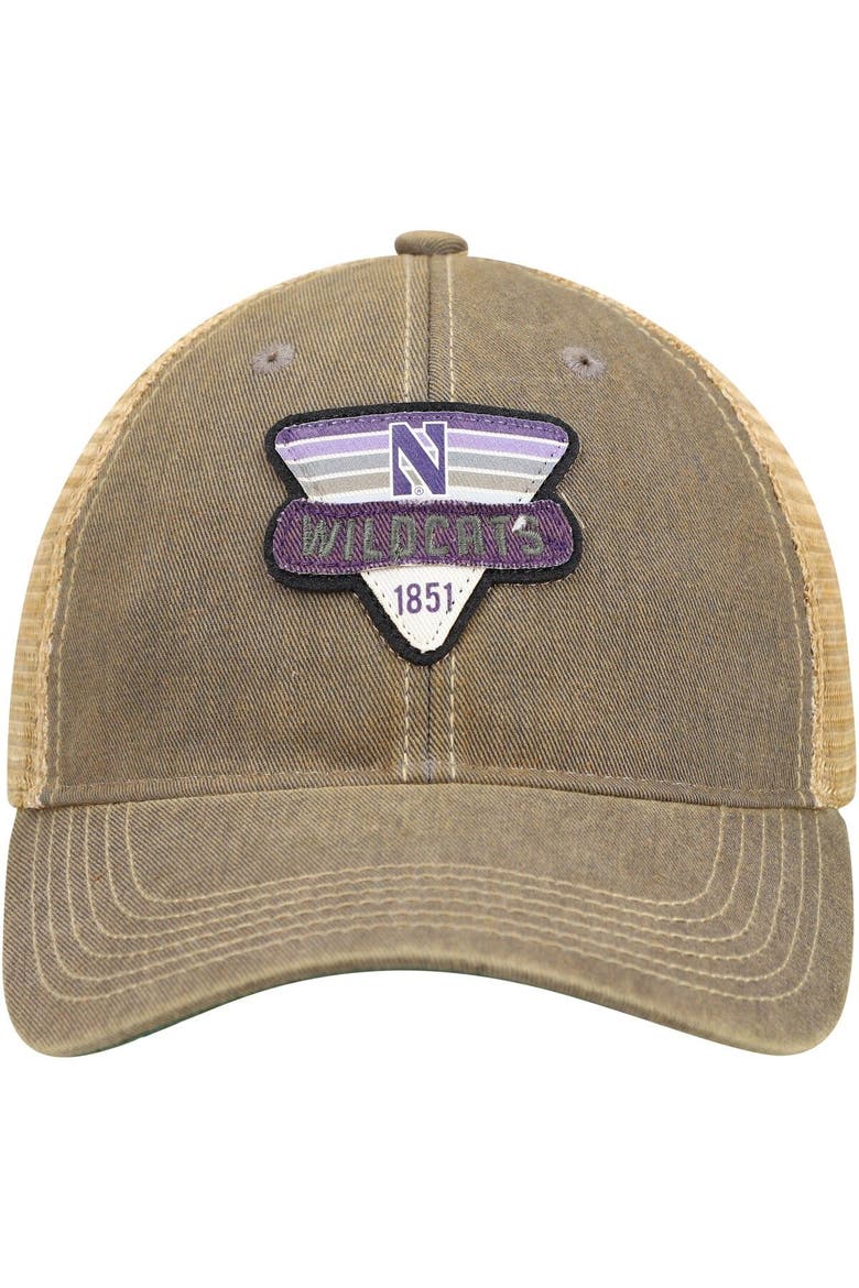 Men's Gray Northwestern Wildcats Legacy Point Old Favorite Trucker Snapback Hat, Alternate, color, Gray