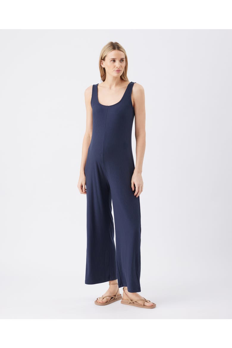 Bobby Rib Jumpsuit  Navy, Alternate, color, Navy
