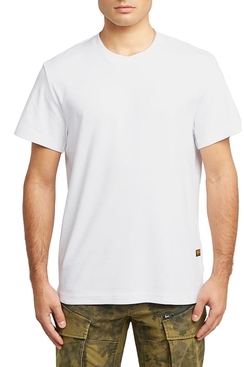 Script Organic Cotton Graphic T-Shirt, Main, color, WHITE