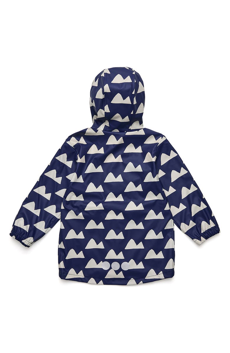 Snapper Rock Kids' Peak to Peak Waterproof Rain Jacket, Alternate, color, Navy