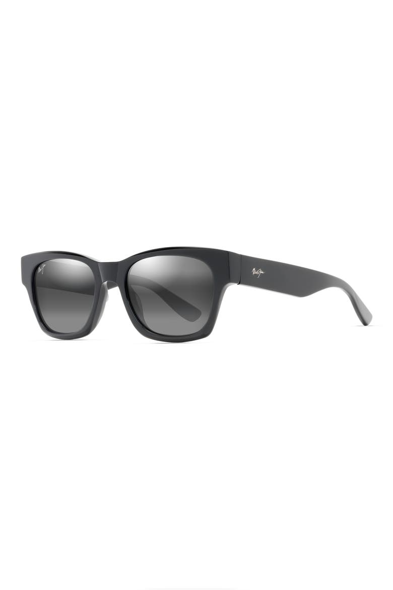 Valley Isle Gradient PolarizedPlus2® Square Sunglasses, Alternate, color, BLACK