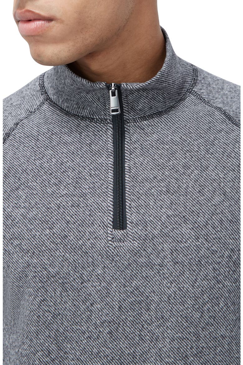 Quarter Zip Pullover, Alternate, color, BLACK