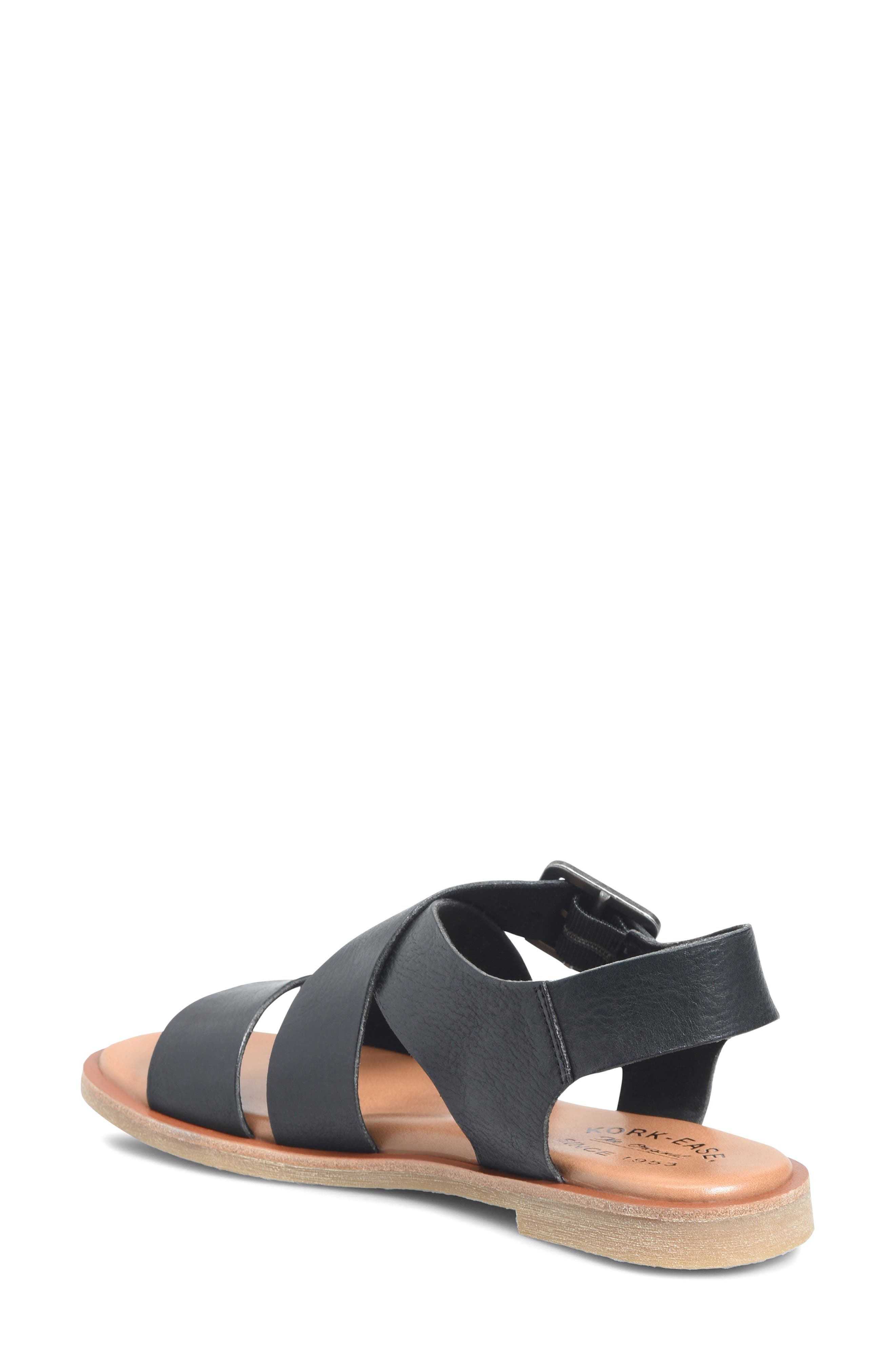 Kork-Ease<sup>®</sup> Dara Ankle Strap Sandal, Alternate, color, Black F/ G