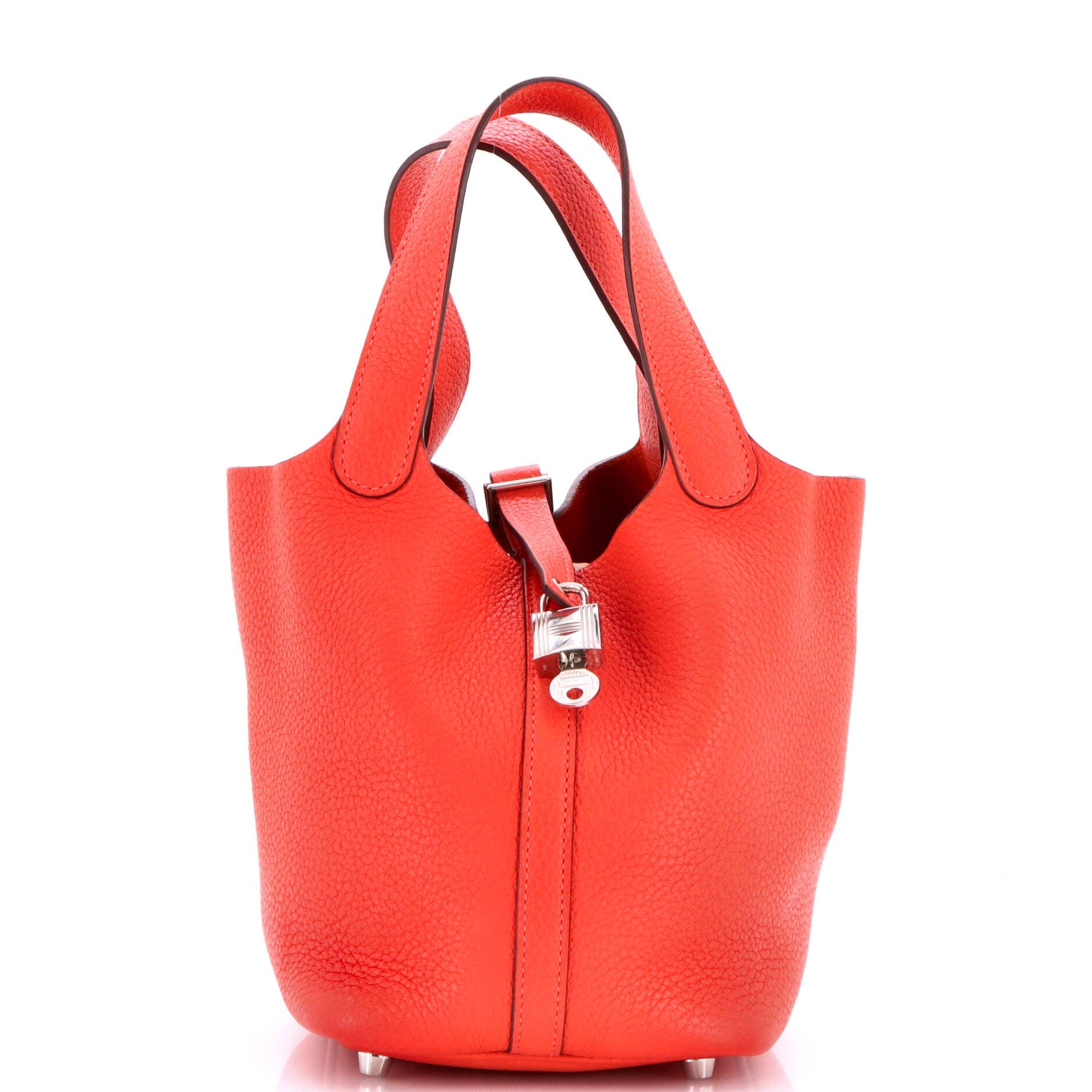 Picotin Lock Bag Clemence PM, Main, color, Red