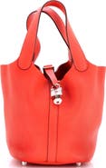 Pre-Owned Hermes Picotin Lock Bag Clemence PM