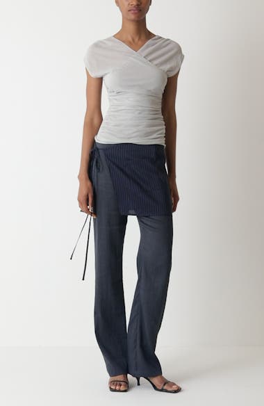Paloma Woolグレー Tシャツ Paloma Wool Click Adjustable Top | Liberty