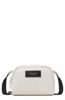 Kate Spade New York puffed small leather crossbody bag