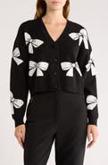 Love By Design Frankie Bow V-Neck Cardigan