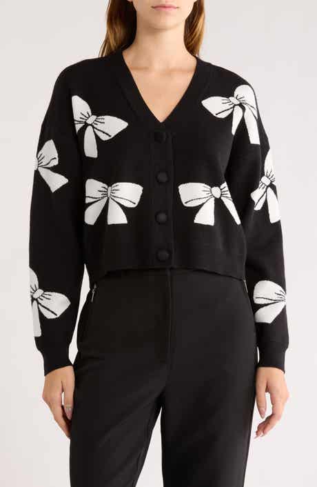 Love By Design Frankie Bow V-Neck Cardigan