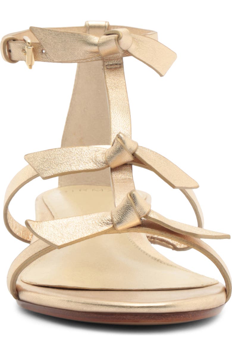 Alexandre Birman Slim Lolita Sandal, Alternate, color, Golden