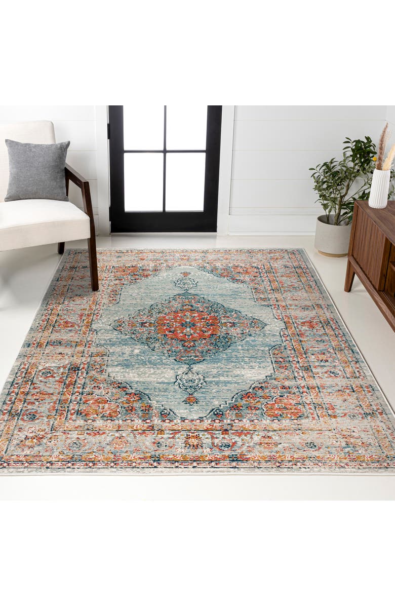 JONATHAN Y Cadiz Vintage Medallion Area Rug, Alternate, color, 