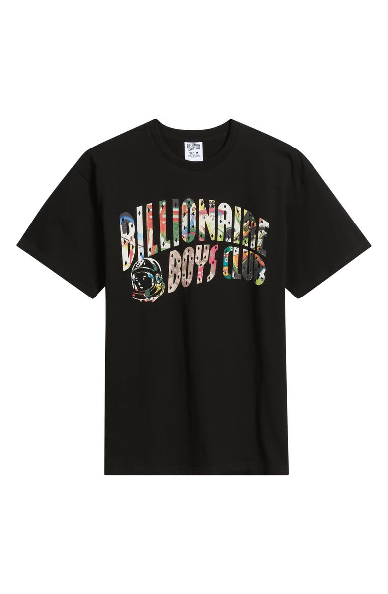 Billionaire Boys Club Curve Collage Cotton Graphic T-Shirt, Main, color, Black