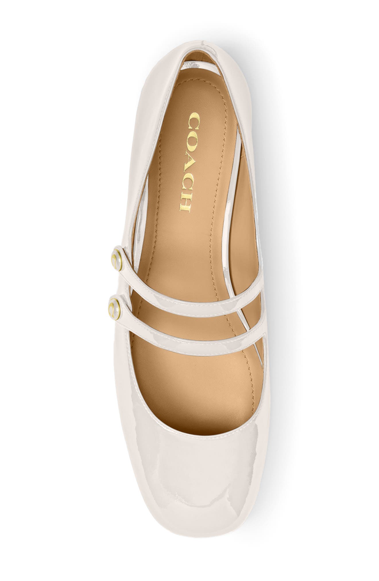 COACH Winley Mary Jane Flat, Alternate, color, Chalk