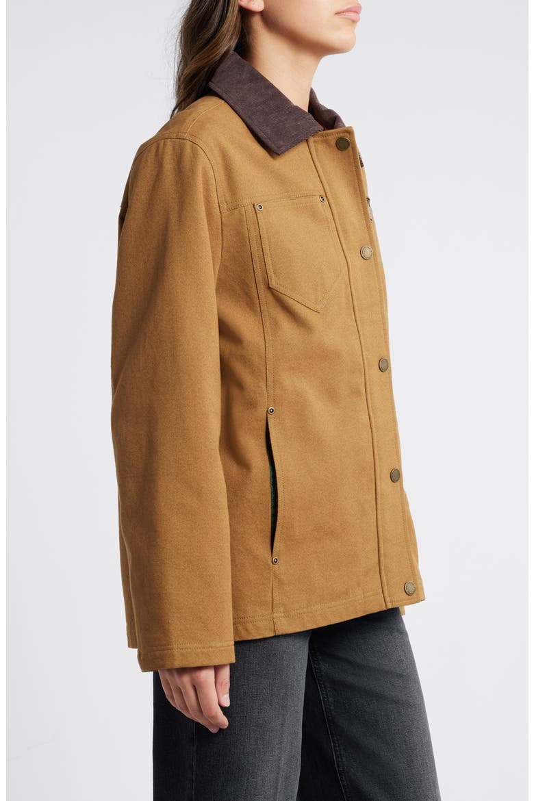 Hazel Canvas Jacket, Alternate, color, SADDLE