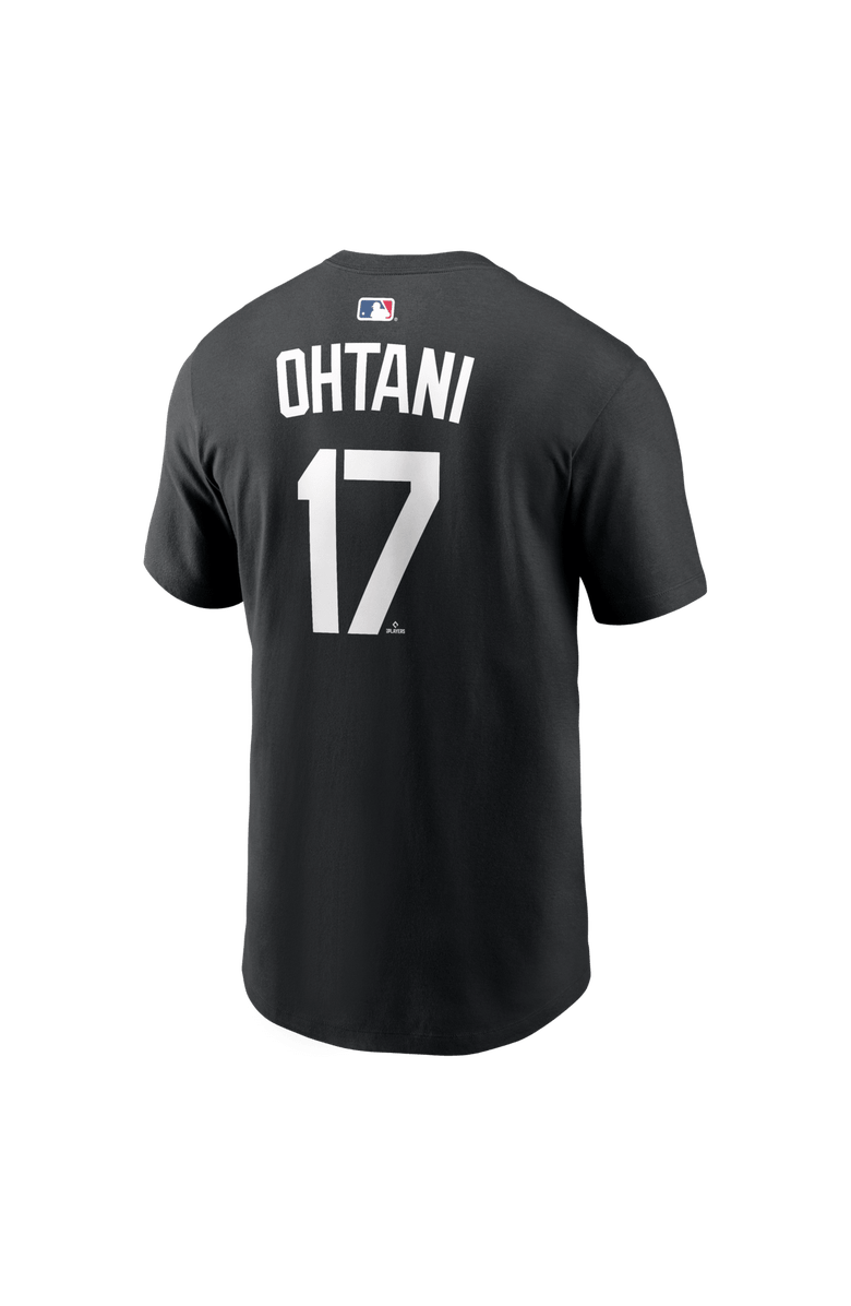 Nike Men's Nike Shohei Ohtani Black Los Angeles Dodgers Name & Number T-Shirt, Alternate, color, Black