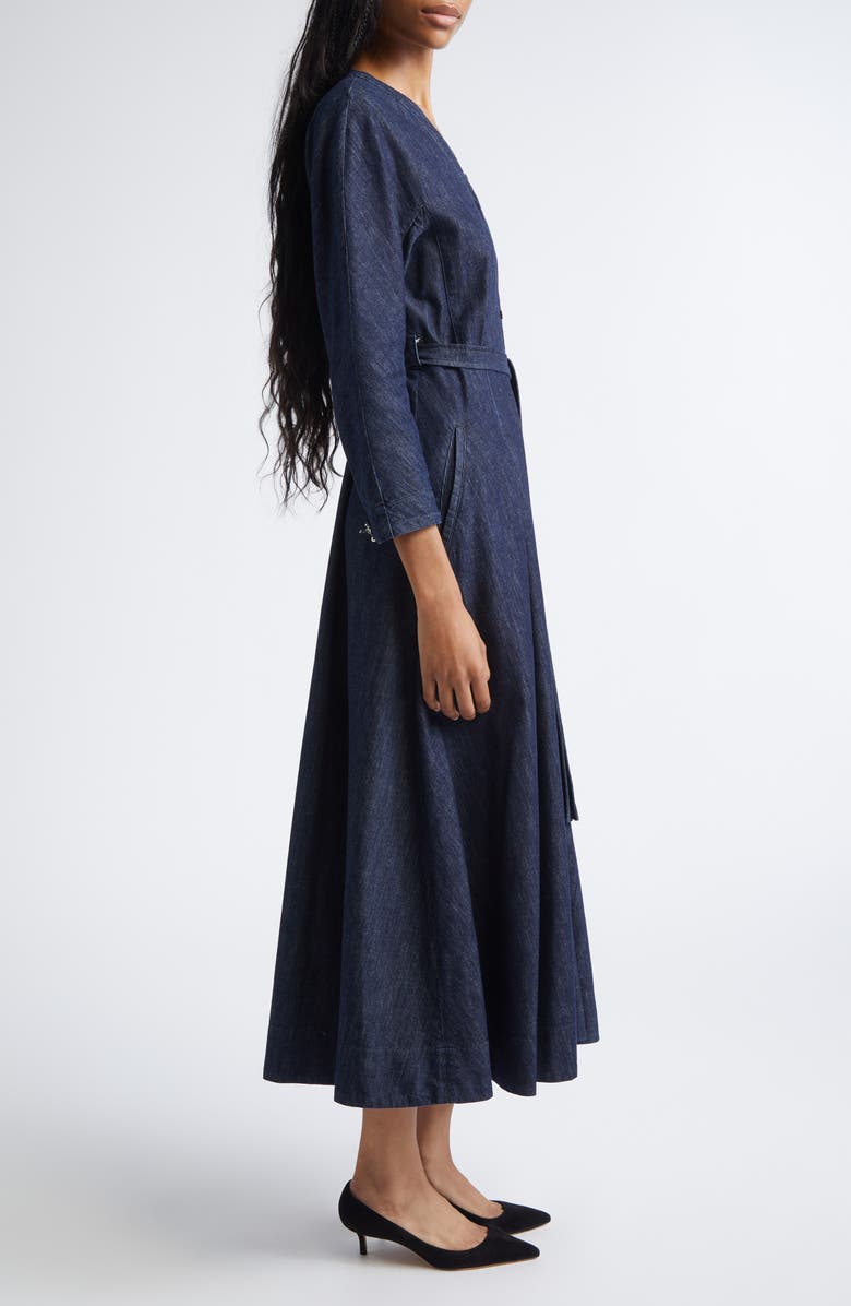 Max Mara Ambra Denim Dress, Alternate, color, Ultramarine