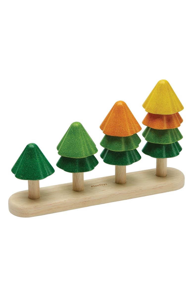 PlanToys<sup>®</sup> Sort & Count Trees Playset, Alternate, color, Assorted