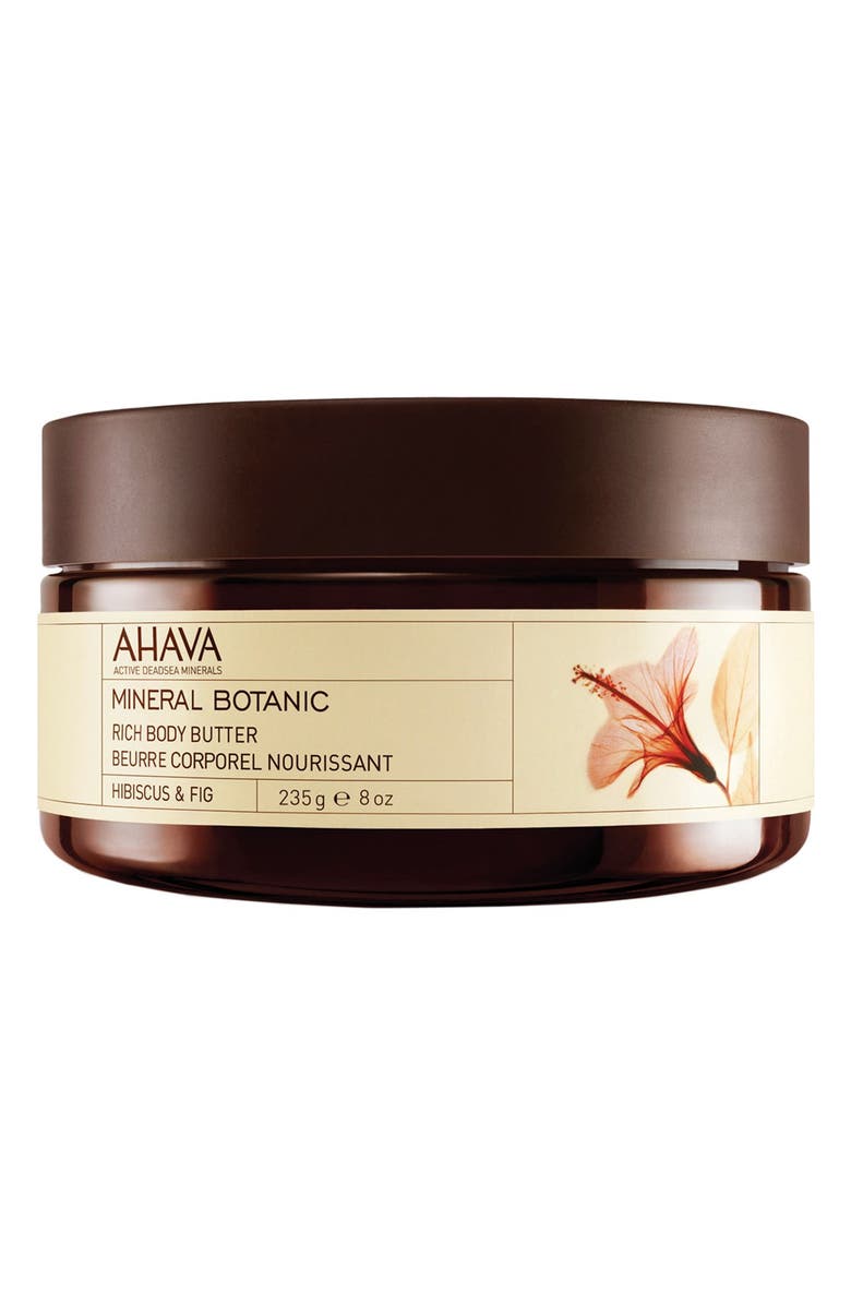 AHAVA 'Hibiscus & Fig' Mineral Botanic Rich Body Butter, Main, color,