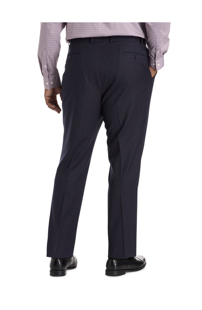 JV Reflex Big & Tall Graph Check Suit Pants, Alternate, color, Purple