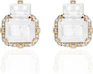 GOSHWARA Gossip Semiprecious Stone Stud Earrings