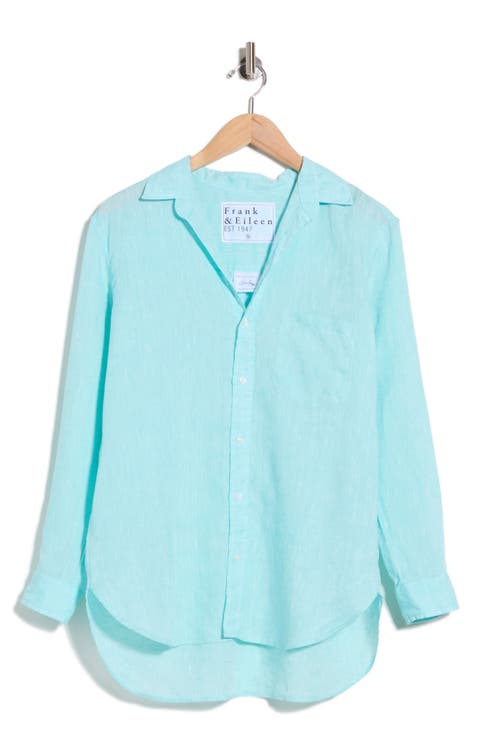 Joedy Boyfriend Cotton Button-Up Shirt
