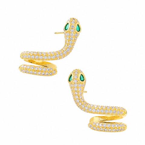 Snake Little Dragon Earrings