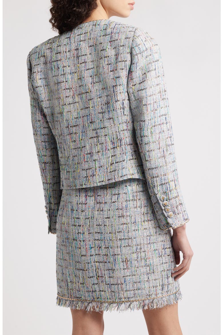 Lily Tweed Jacket, Alternate, color, GREY MULTI